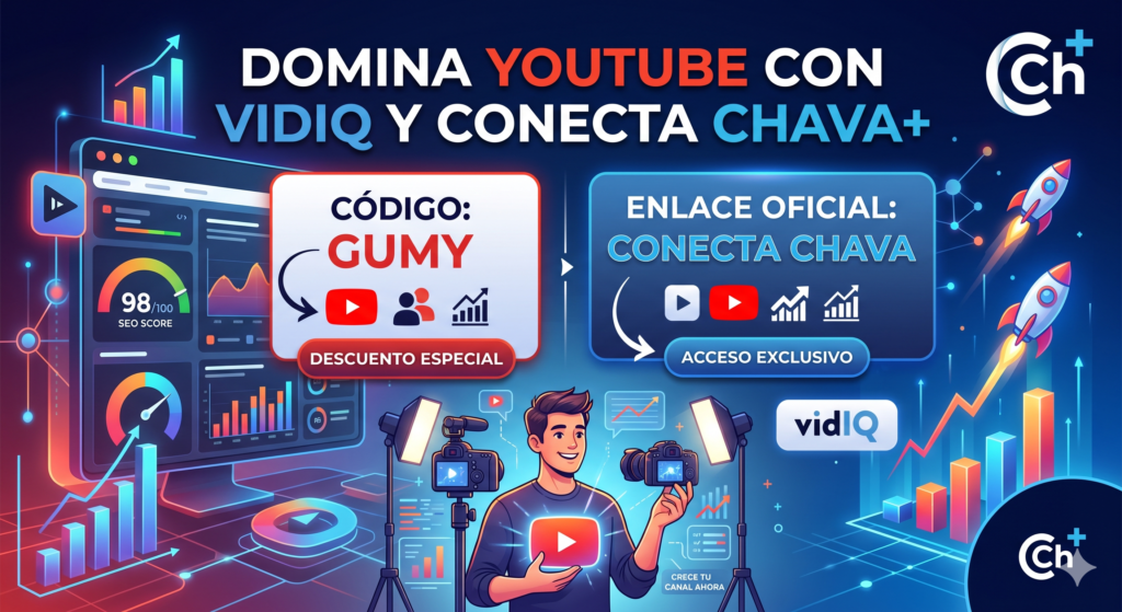 Domina YouTube con VidIQ: Herramientas y Descuentos Exclusivos